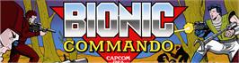 Arcade Cabinet Marquee for Bionic Commando.