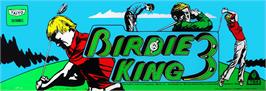 Arcade Cabinet Marquee for Birdie King 3.