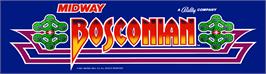 Arcade Cabinet Marquee for Bosconian.