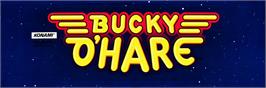 Arcade Cabinet Marquee for Bucky O'Hare.