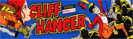 Arcade Cabinet Marquee for Cliff Hanger.