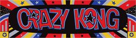 Arcade Cabinet Marquee for Crazy Kong Part II.