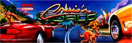 Arcade Cabinet Marquee for Cruis'n World.