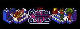Arcade Cabinet Marquee for Crystal Castles.
