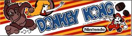 Arcade Cabinet Marquee for Donkey Kong.