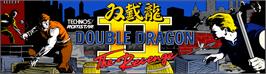 Arcade Cabinet Marquee for Double Dragon II - The Revenge.