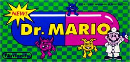 Arcade Cabinet Marquee for Dr. Mario.