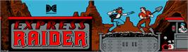Arcade Cabinet Marquee for Express Raider.