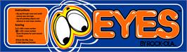 Arcade Cabinet Marquee for Eyes.