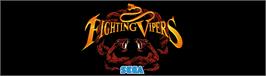 Arcade Cabinet Marquee for Fighting Vipers.