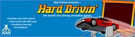 Arcade Cabinet Marquee for Hard Drivin'.