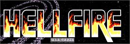 Arcade Cabinet Marquee for Hellfire.