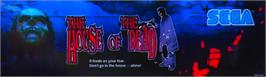 Arcade Cabinet Marquee for House of the Dead.