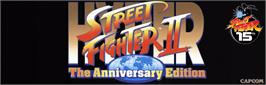 Arcade Cabinet Marquee for Hyper Street Fighter 2: The Anniversary Edition.