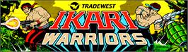 Arcade Cabinet Marquee for Ikari Warriors.
