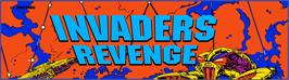 Arcade Cabinet Marquee for Invader's Revenge.