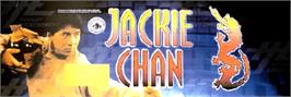Arcade Cabinet Marquee for Jackie Chan - The Kung-Fu Master.