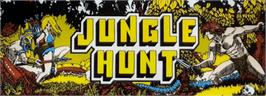 Arcade Cabinet Marquee for Jungle Hunt.