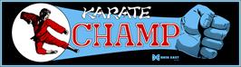 Arcade Cabinet Marquee for Karate Champ.