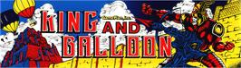 Arcade Cabinet Marquee for King & Balloon.