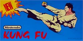 Arcade Cabinet Marquee for Kung Fu.