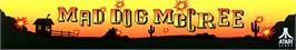 Arcade Cabinet Marquee for Mad Dog McCree v1C board rev.A.