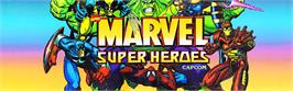 Arcade Cabinet Marquee for Marvel Super Heroes.