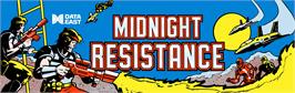 Arcade Cabinet Marquee for Midnight Resistance.