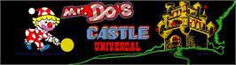 Arcade Cabinet Marquee for Mr. Do's Castle.