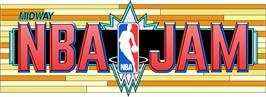 Arcade Cabinet Marquee for NBA Jam.