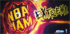 Arcade Cabinet Marquee for NBA Jam Extreme.