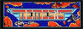 Arcade Cabinet Marquee for Nemesis.