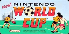 Arcade Cabinet Marquee for Nintendo World Cup.