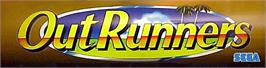 Arcade Cabinet Marquee for OutRunners.