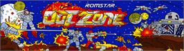 Arcade Cabinet Marquee for Out Zone.