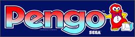 Arcade Cabinet Marquee for Pengo.