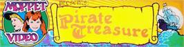 Arcade Cabinet Marquee for Pirate Treasure.