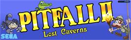 Arcade Cabinet Marquee for Pitfall II.