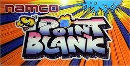 Arcade Cabinet Marquee for Point Blank.