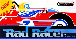 Arcade Cabinet Marquee for Rad Racer.