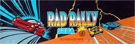 Arcade Cabinet Marquee for Rad Rally.