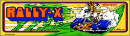 Arcade Cabinet Marquee for Rally X.