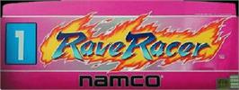 Arcade Cabinet Marquee for Rave Racer.
