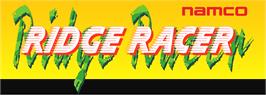 Arcade Cabinet Marquee for Ridge Racer.