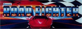 Arcade Cabinet Marquee for Road Fighter.