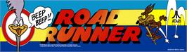 Arcade Cabinet Marquee for Road Runner.