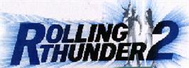 Arcade Cabinet Marquee for Rolling Thunder 2.