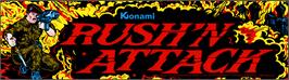 Arcade Cabinet Marquee for Rush'n Attack.