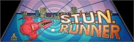 Arcade Cabinet Marquee for S.T.U.N. Runner.