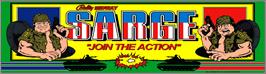 Arcade Cabinet Marquee for Sarge.